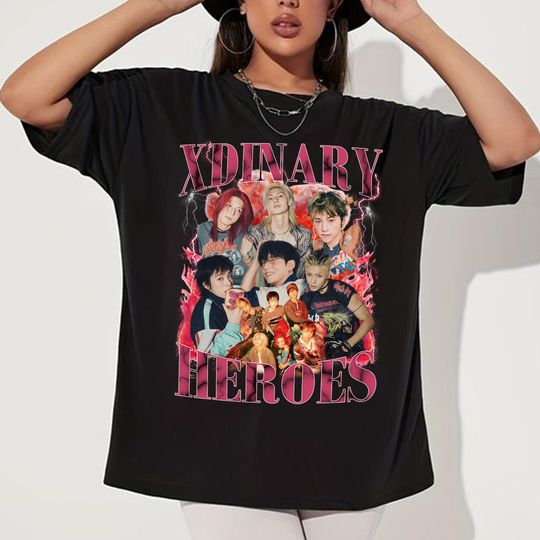 Discover Retro Xdinary Heroes Kpop T-shirt