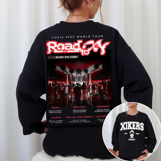 Discover Xikers 2025 World Tour Road to XY: Enter the Gate Sweatshirt