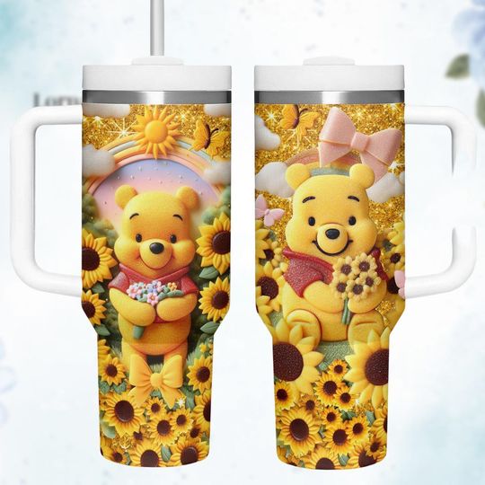 Discover winniee the poohh Tumbler, Sunflower Disneyyy