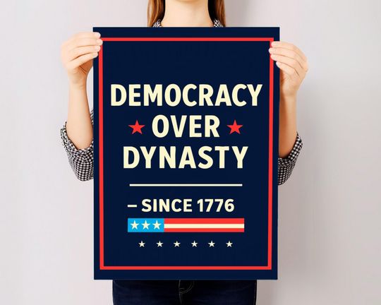 Discover No Kings in America Since 1776"  Protest Sign  Anti-Trump