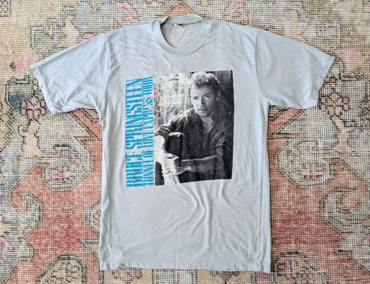 Discover Vtg 1988 Bruce Springsteen Tunnel of Love Express Tour Single Stitchh Band T-Shirt