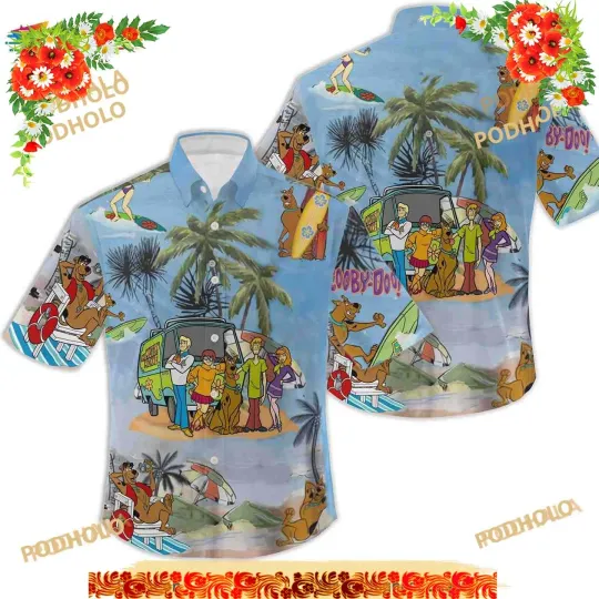 Discover Hot Trend Scooby-doo Summer Time Hawaiian Shirt