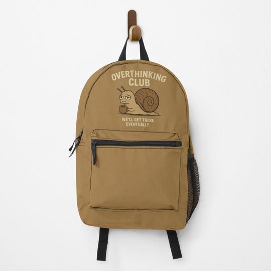 Discover Overthinking Snail – Melancholy Animal Club Series Backpack