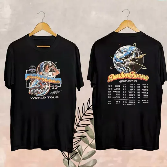 Discover Benson Boone Tour T-shirt WORLD TOUR 2025 – Unisex Concert Tee for Music Fans