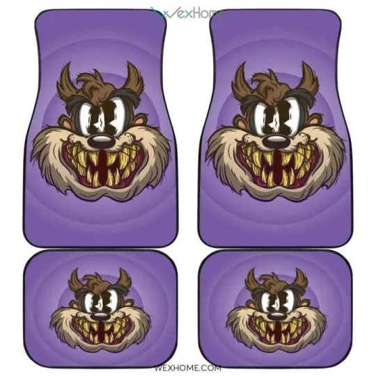 Discover Tasmanian Devil Looney Tunes Car Floor Mats Unique Cartoon Fan Gift Decor