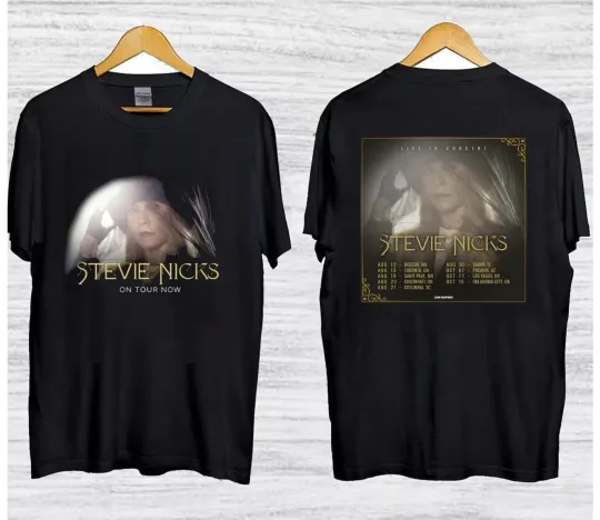 Discover HOT!!! 2025 Stevie Nicks Tour Graphic Print 2 Side Unisex T-Shirt