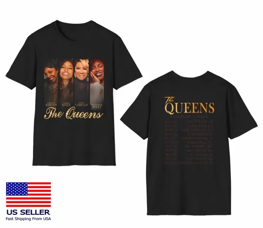 Discover The Queens Tour 2025 T-Shirt, Music Legends, Fan gift