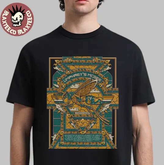 Discover Umphrey Mcgee Cruising Altitude Leg 2 2025 Tour Dates The Bee Artwork T-Shirt