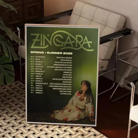 Discover Zingara Spring Summer Tour 2025 Poster