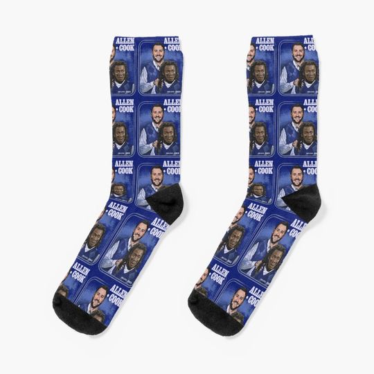 Discover Josh Allen & James Cook Buffalo Step Brothers Socks