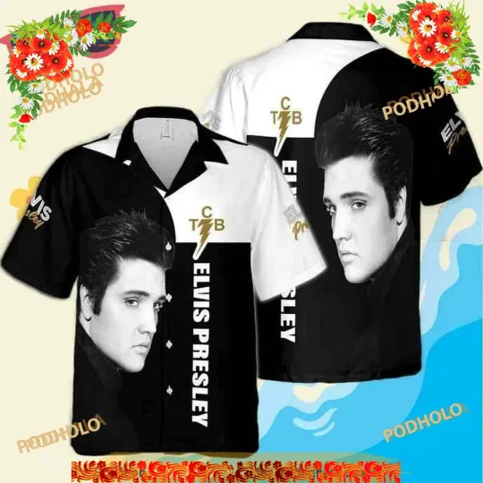 Discover Elvis Presley Funny Hawaiian Shirt, Gift For Rock And Roll Lovers