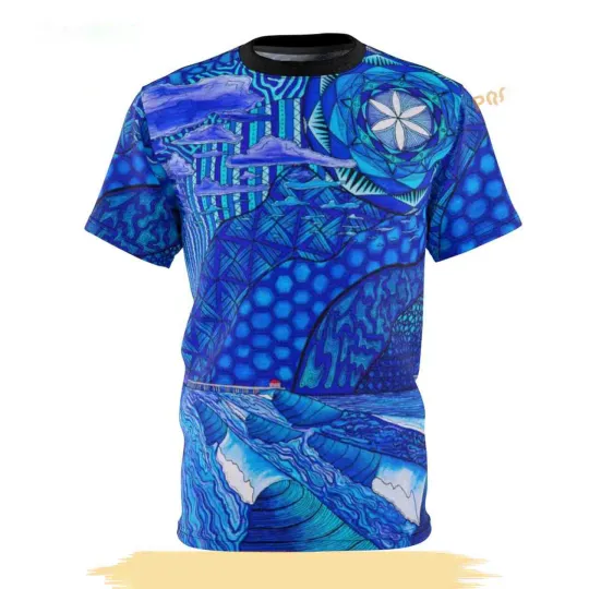 Discover Blue Ocean Trippy All Over Print 3D Shirt
