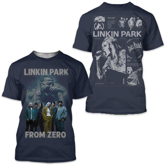 Discover Linkin Park 2025 World Tour From Hero Date Location 3D T Shirt Gift for Men Fan