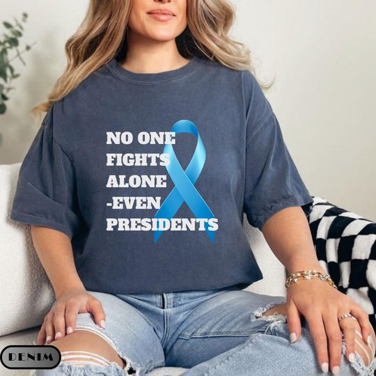 Discover Joe Biden Cancer Support Shirt, Cancer Awareness Tee, Political Cancer Shirt