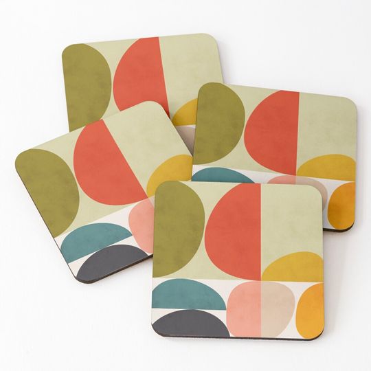 Discover mid century 3 Coasters