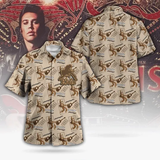 Discover 3D Elvis Presley Hawaiian Shirt – Vintage Style Shirt for Fans & Beach Parties