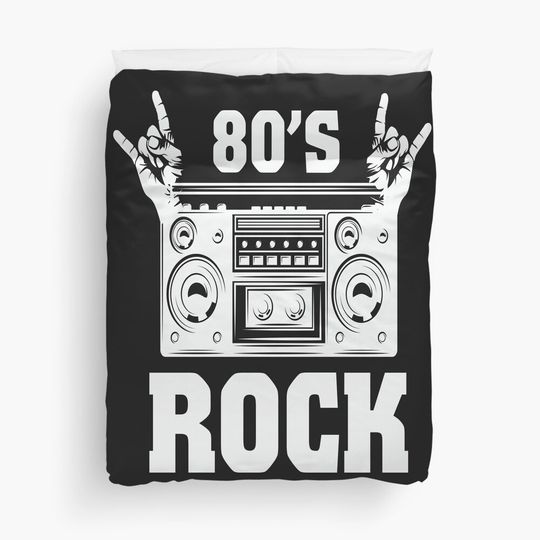 Discover 80s music lover , 80s music matters  Duvet Cover