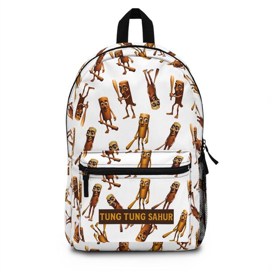 Discover Tung tung tung sahur Backpack, Kid BackPack, Brainrot Backpack