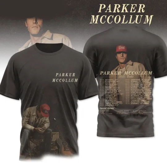 Discover P McCollum 2025 Tour AOP 3D T-Shirt