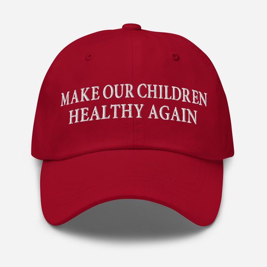 Discover Make Our Children Healthy Again, hat for Kennedy, Trump and MAHA supporters