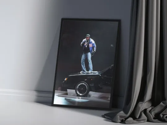 Discover Kendrick Lamar GNX Poster Album Cover Rap Wall Art Music Print Gift