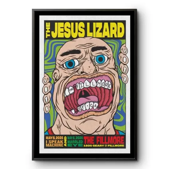 Discover The Jesus Lizards The Fillmore San Francisco, CA May 6 2025 Tour Poster