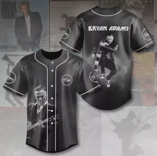Discover Bryan Adams Baseball Jersey