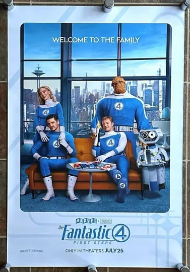 Discover FANTASTIC 4 - 2025-Original Advance MOVIE POSTER