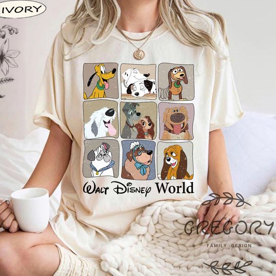 Discover Retro Disneyyy Dogs shirt, Disneyyy Pets Movie Dogs Group Shirt, Disneyyy Dogs Shirt