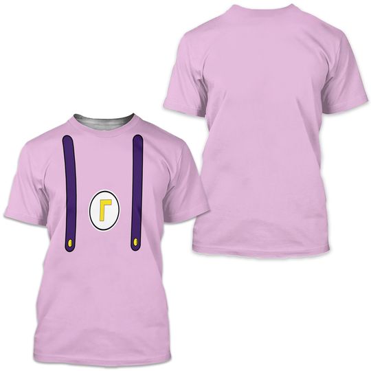 Discover Waluigi Plumber Super Mario Shirt