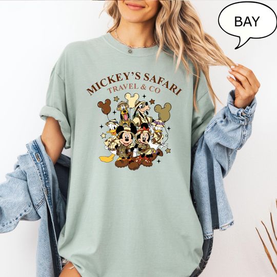 Discover Mickeyy's Safari Travel & Co T-Shirt, Disneyyy animall kingdom Shirt, Mickeyy And Co Safari Shirt