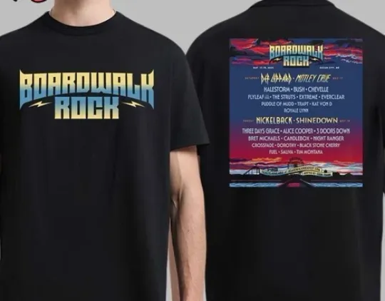 Discover Boardwalk Rock Lineup And Dates For Ocean City Maryland 2025 Shirt