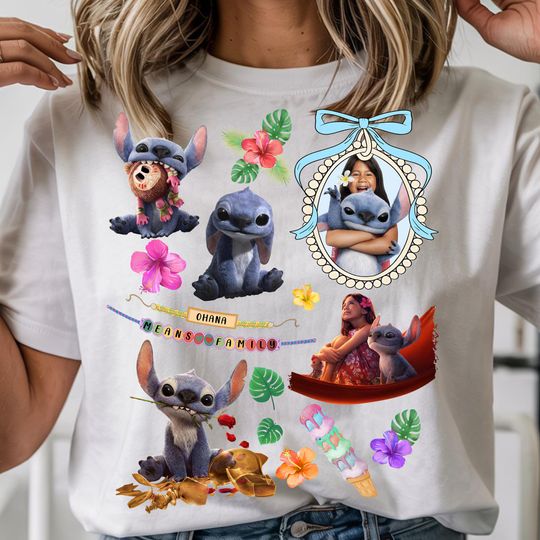 Discover Cute Character Movie 2025 Shirt, Funny Blue Characters Shirt