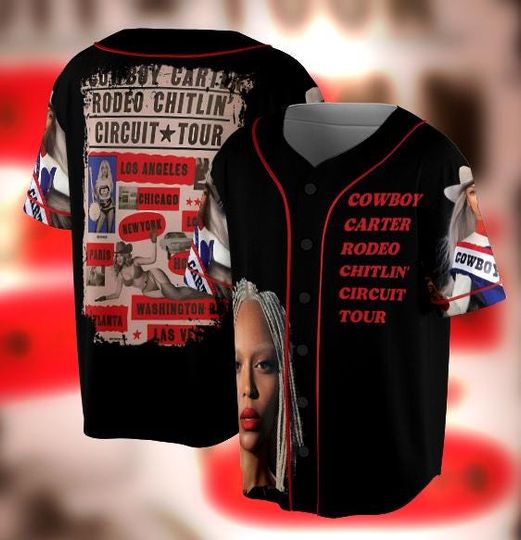Discover Beyonc Cowboy Carter Tour Baseball Jersey