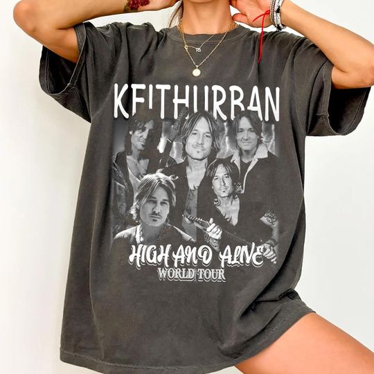Discover Keith Urban High And Alive Tour 2025 Shirt, Keith Urban 2025 Concert