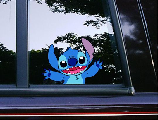 Discover Scary Stitchh Peeker Peeking RV Decals, Car Accessories Gifts