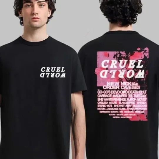 Discover Cruel World Festival 2025 Rose Lineup In Pasadena CA On May 17 2025 Shirt