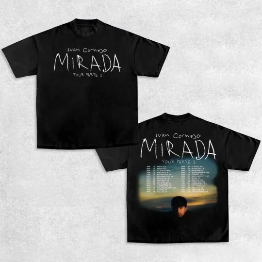 Discover Ivan Cornejo Mirada Parte 2 Tour 2025 Tee, Mirada Tour Shirt, Fan Gift Ideas