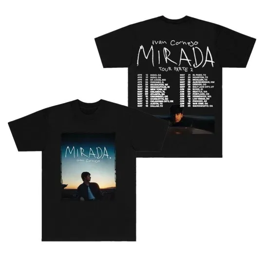 Discover Ivan Cornejo 2025 Mirada Tour Dates Shirt, Vintage Graphic Tee