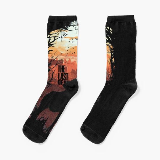 Discover Last of Us Joel and Ellie Family Classic Socks
