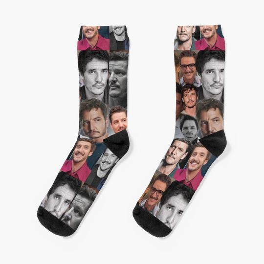 Discover Pedro Pascal photo collage Socks