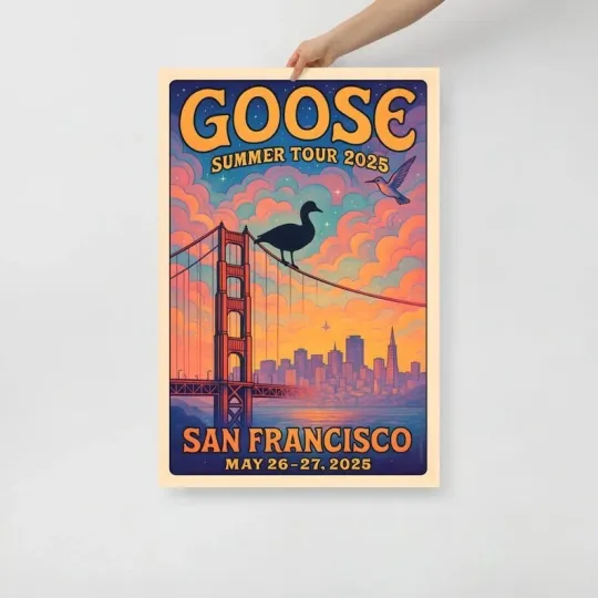 Discover GOOSE Poster Las Vegas 2025 Poster, Home Decor