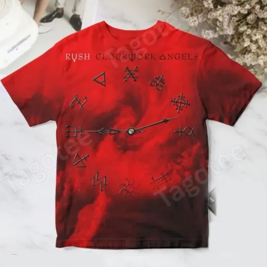 Discover Rush Clockwork Angels Album Cover 3D T-Shirt