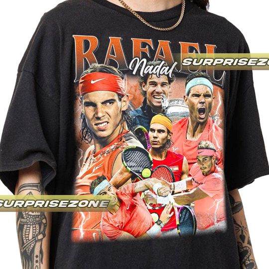 Discover Rafael Nadal Unisex Softstyle Vintage Shirt, Gift For Woman and Man Unisex T-Shirt