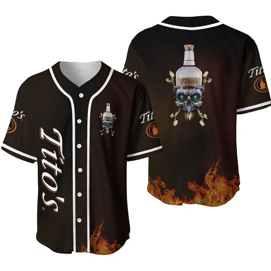 Discover Skull With Tito Handmade Baseball Jersey