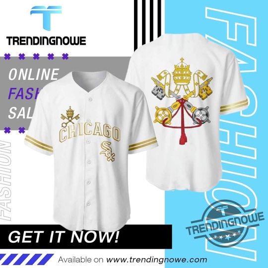 Discover White Sox Pope Leo XIV Baseball Jersey – Classic Fan Jersey with Historic Design