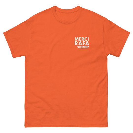 Discover Merci Rafa Shirt Farewell Retirement Ceremony French Open Roland Garros 2025 shirt
