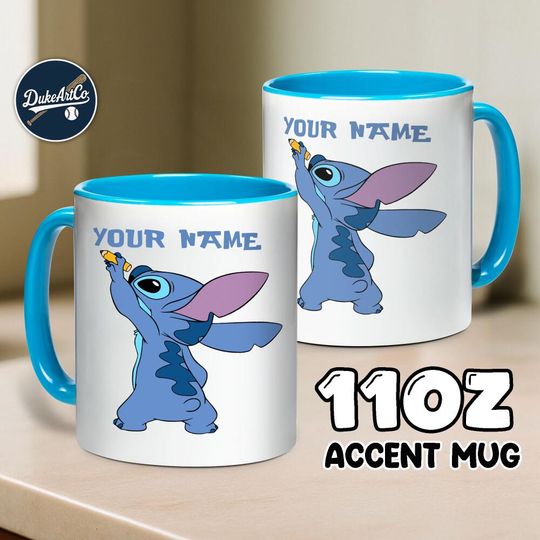 Discover Personalize Blue Writes Your Name With Love Mug