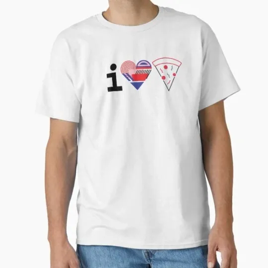 Discover I Love Pizza Classic T-Shirt T-Shirt