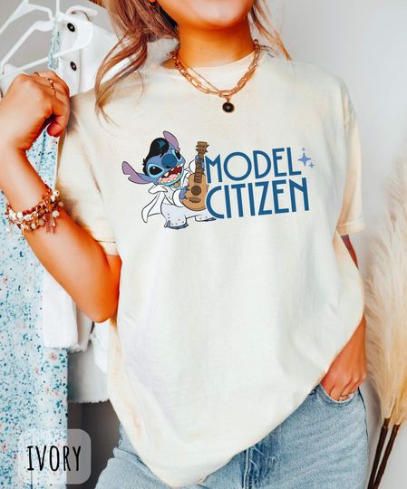 Discover Stitchh Shirt, Disneyyy Fan Shirt, Stitchh Inspired Model Citizen Tshirt, Gift for Disneyyy Lovers